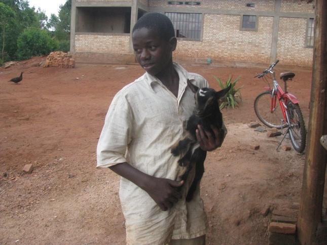 A child at the Green Village